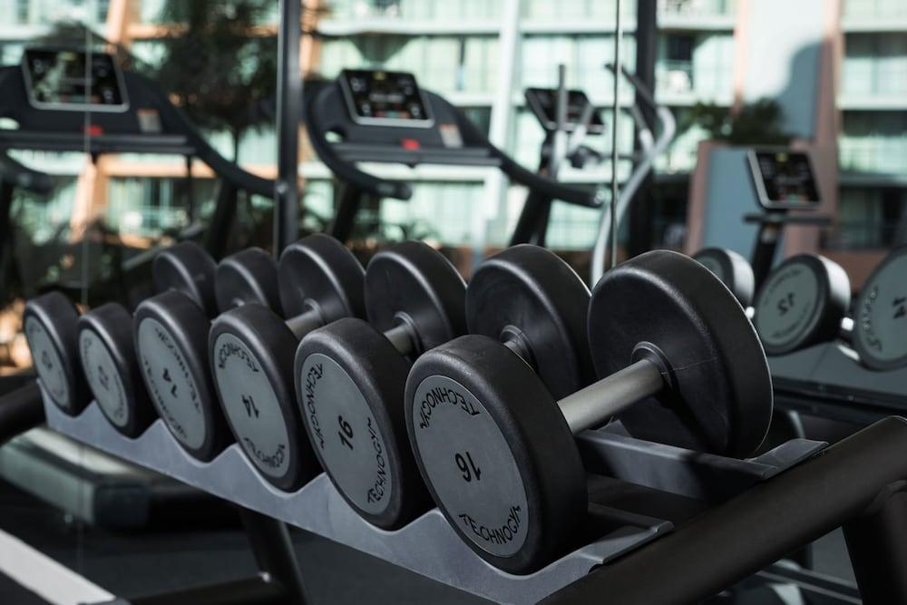 Qt Sydney Hotel Exterior photo Dumbbells in a gym