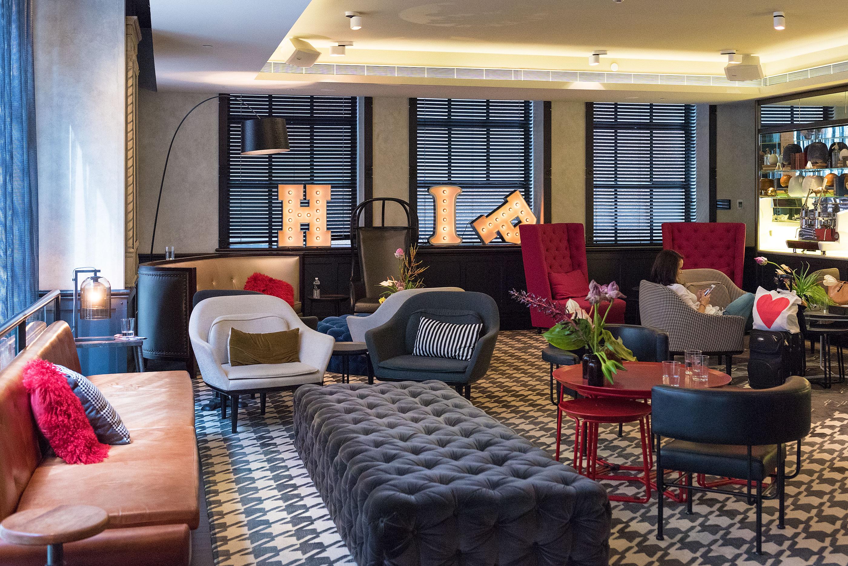 Qt Sydney Hotel Exterior photo The lobby of Hotel H10 in Madrid, Spain